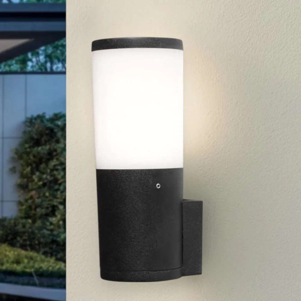Applique Da Esterno-Top Light Applique nera da esterno loano ip55