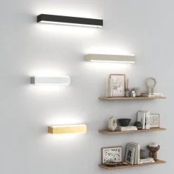 Applique Da Parete-Top Light Applique nera da parete bios led 24w 3000k 4000k