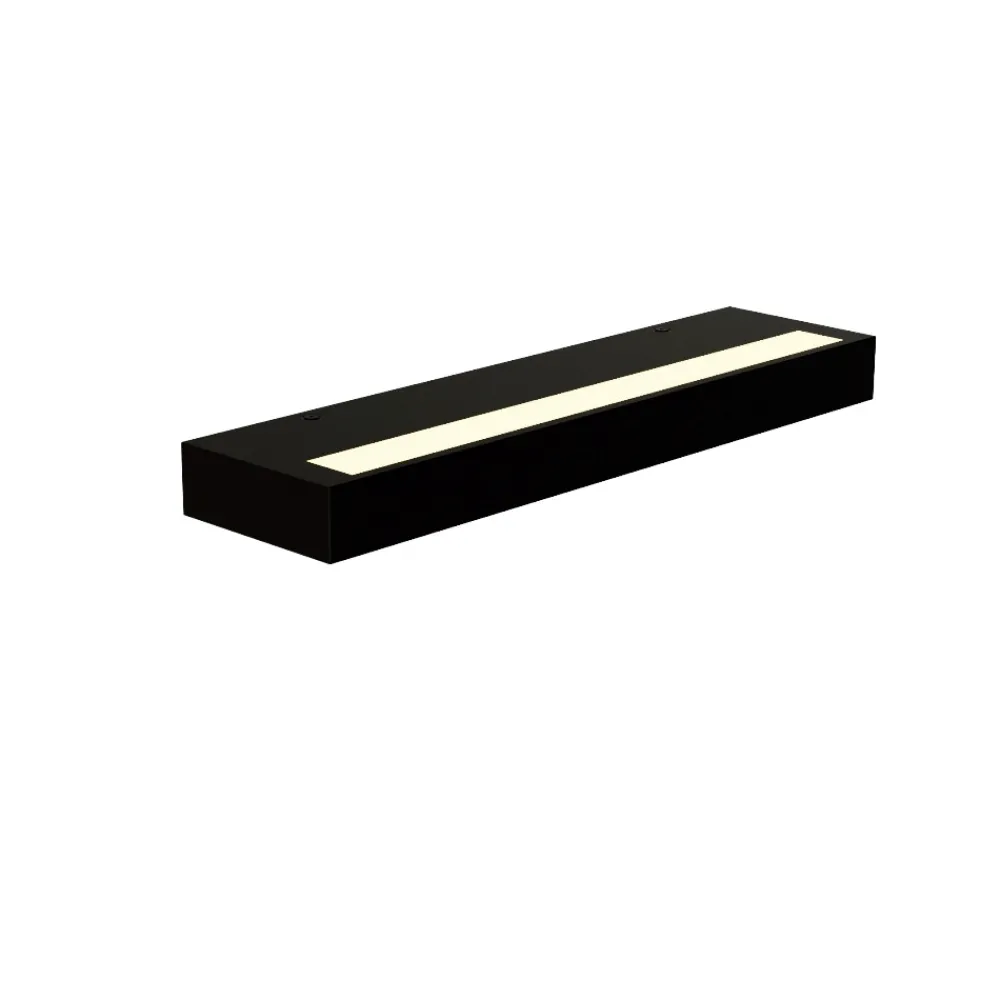 Applique Da Parete-Selezionato da Mazzolaluce Applique nera moderna led 30w 2700k-3000k-4000k dimmerabile