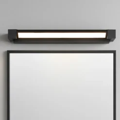 Applique Da Bagno-Selezionato da Mazzolaluce Applique nera per bagno led 9w 3000k 4000k orientabile dimmerabile