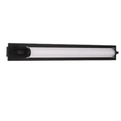 Applique Da Bagno-Selezionato da Mazzolaluce Applique nera per bagno moderno led 16w 3000k