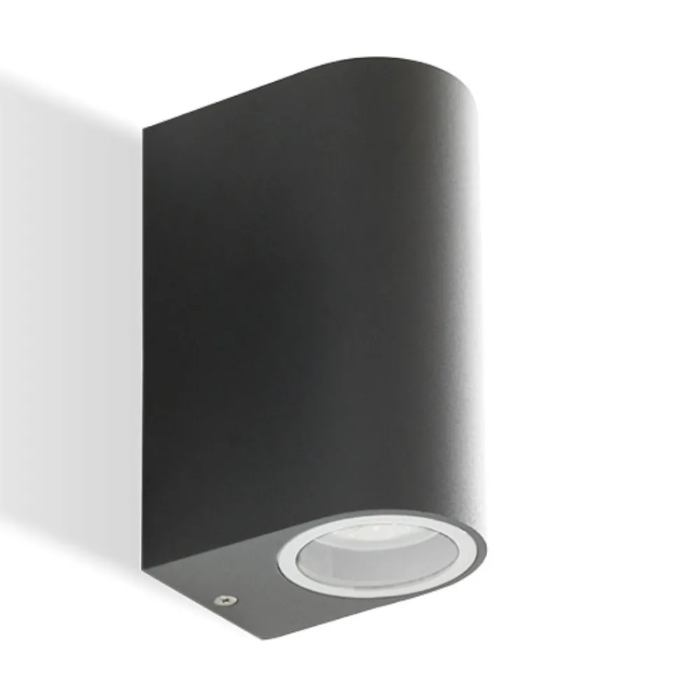 Applique Da Esterno-Selezionato da Mazzolaluce Applique nera per esterno balcone biemissione luce ip54