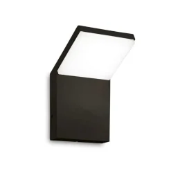 Applique Da Esterno-Ondaluce Applique nera per esterno ninja led 20w 3000k ip65