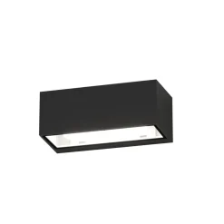 Applique Da Esterno-Top Light Applique nera per esterno spa rettangolare nera