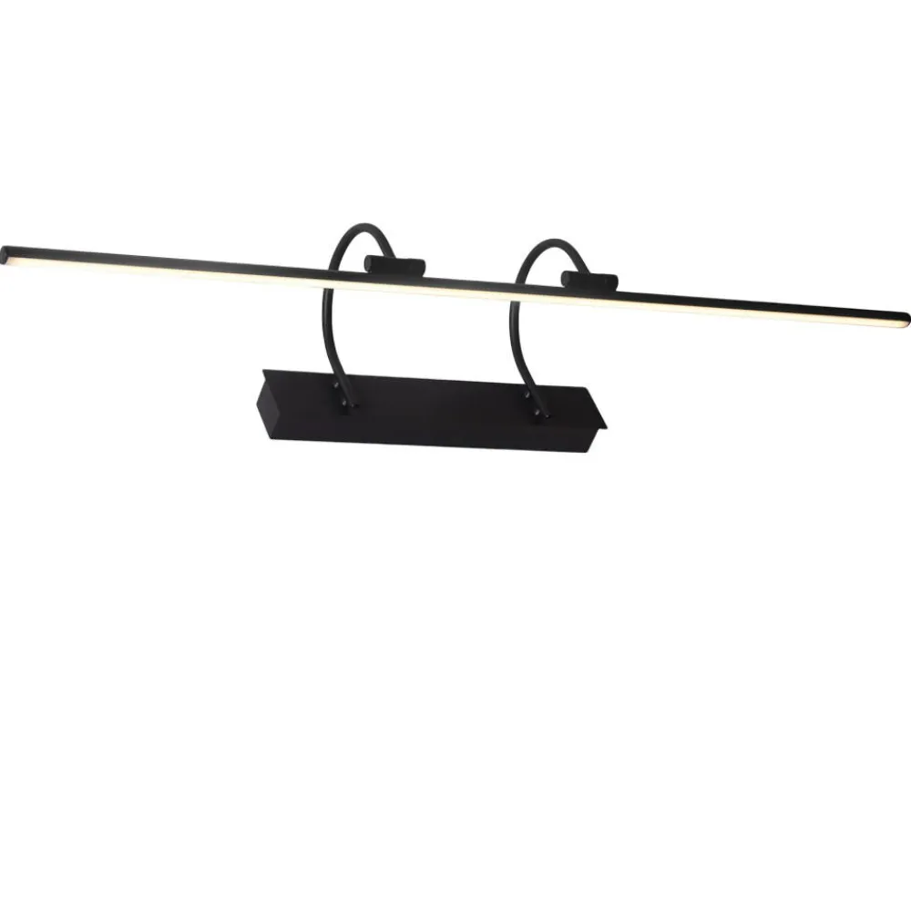 Applique Da Bagno-Selezionato da Mazzolaluce Applique nero 90cm per specchio da bagno led 18w 3000k