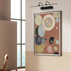 Applique Da Bagno-Selezionato da Mazzolaluce Applique nero 60cm per specchio da bagno led 12w 3000k