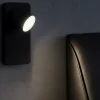 Applique Camera Da Letto-Linea Light Applique nero con interruttore per camera da letto beebo w