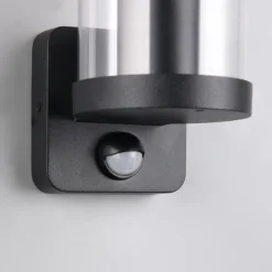 Applique Da Esterno-Selezionato da Mazzolaluce Applique nero da esterno con sensore di movimento