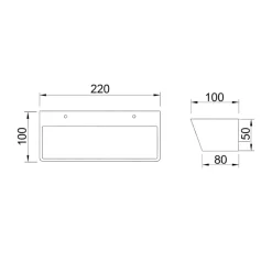 Applique Da Parete-Selezionato da Mazzolaluce Applique nero da parete led 21w 3000k moderna luce biemissione