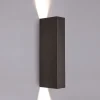 Applique Da Parete-Selezionato da Mazzolaluce Applique nero design modernaa38140n fascio luce stretto squadrato
