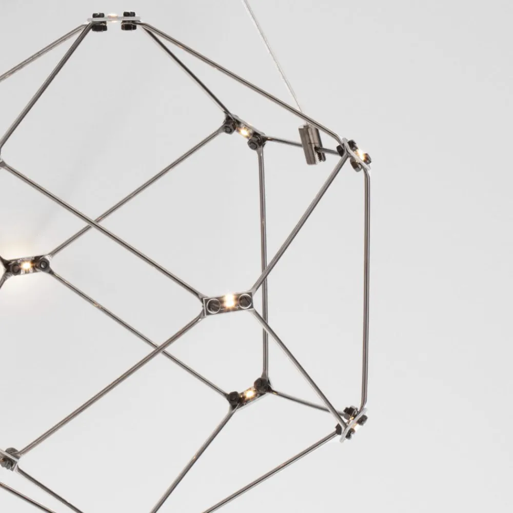Applique Da Parete-Selezionato da Mazzolaluce Applique nero design moderna costellazione led