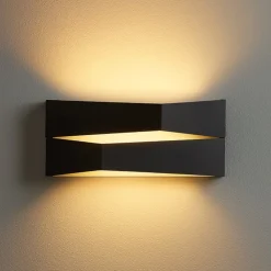 Applique Da Parete-Selezionato da Mazzolaluce Applique nero design moderno led 14w 3000k