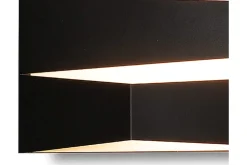 Applique Da Parete-Selezionato da Mazzolaluce Applique nero design moderno led 14w 3000k
