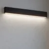 Applique Da Parete-Linea Light Applique nero led 28w 2700k mono emissione rettangolare box w1