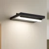 Applique Da Parete-Stilnovo Applique nero led 31w 3000k parabola orientabile tablet