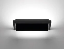 Applique Da Parete-Stilnovo Applique nero led 19w 3000k tablet orientabile per soggiorno