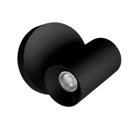 Applique Camera Da Letto-Linea Light Applique nero bart w switch led 5w 3000k orientabile