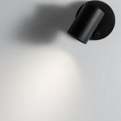 Applique Camera Da Letto-Selezionato da Mazzolaluce Applique nero luce orientabile per comodino camera da letto