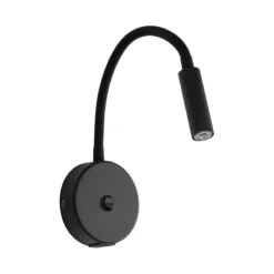 Applique Camera Da Letto-Selezionato da Mazzolaluce Applique nero orientabile con interruttore presa usb per comodini camera da letto