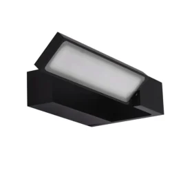 Applique Da Parete-Selezionato da Mazzolaluce Applique nero orientabile giravole led 12w 4000k