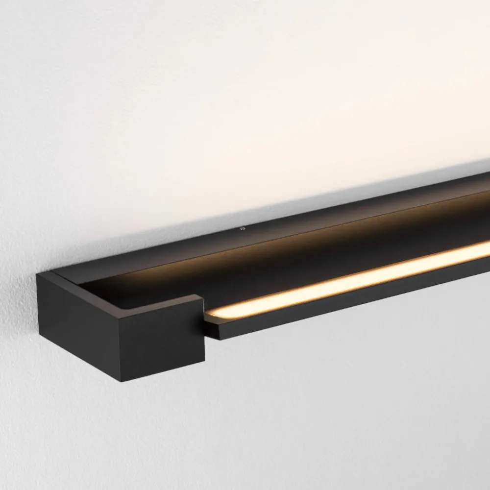 Applique Da Bagno-Selezionato da Mazzolaluce Applique nero orientabile per specchio da bagno led 17w 3000k