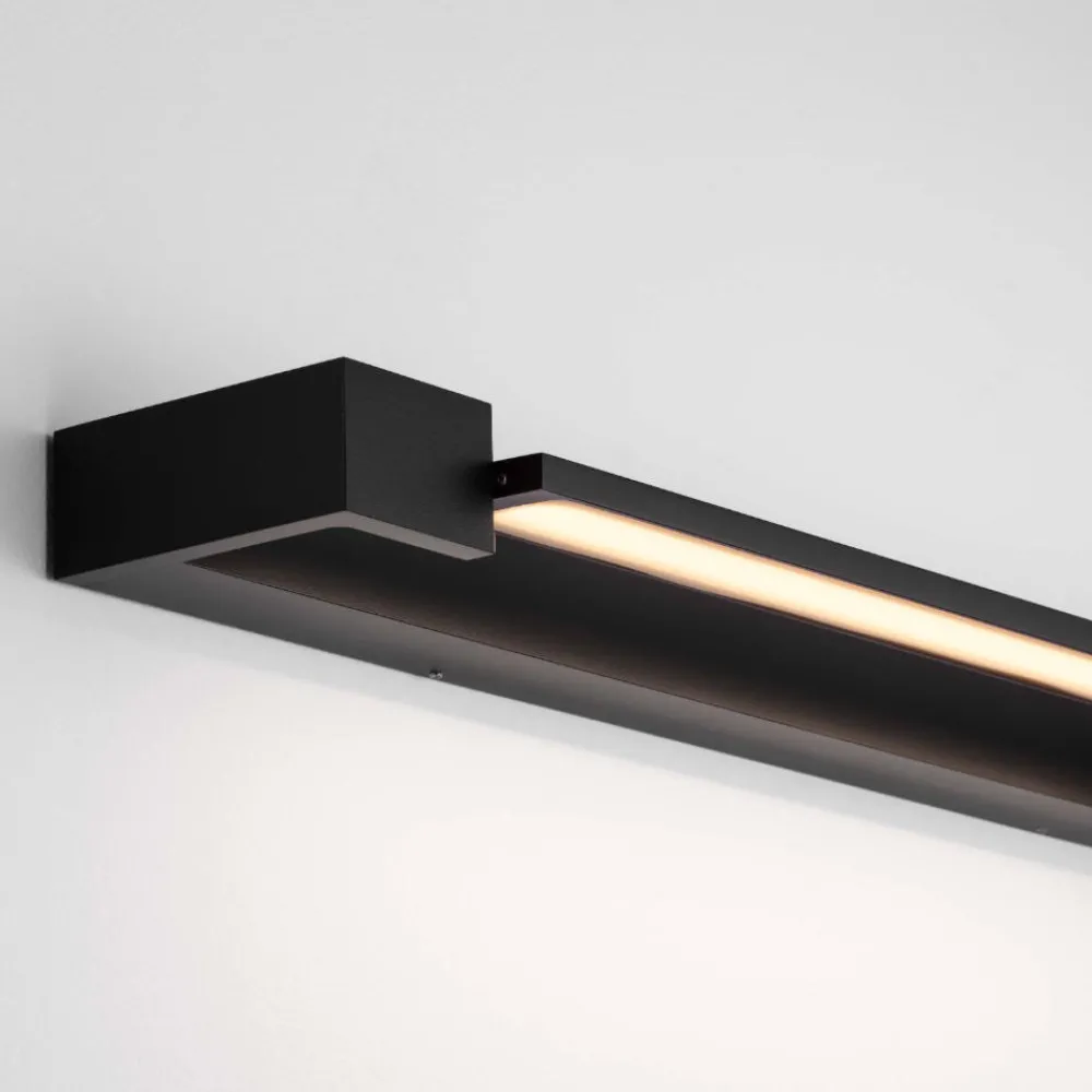 Applique Da Bagno-Selezionato da Mazzolaluce Applique nero orientabile per specchio da bagno led 17w 3000k