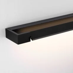 Applique Da Bagno-Selezionato da Mazzolaluce Applique nero orientabile per specchio da bagno led 17w 3000k