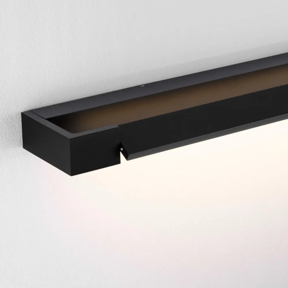 Applique Da Bagno-Selezionato da Mazzolaluce Applique nero orientabile per specchio da bagno led 17w 3000k