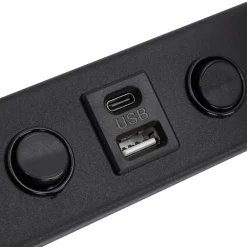 Applique Camera Da Letto-Selezionato da Mazzolaluce Applique nero per comodini camera da letto con faretto sfera di vetro presa usb