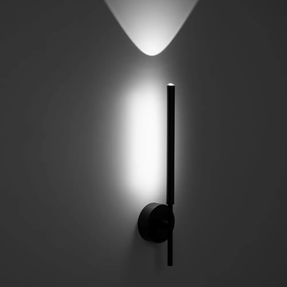Applique Camera Da Letto-Selezionato da Mazzolaluce Applique nero per comodino moderna orientabile