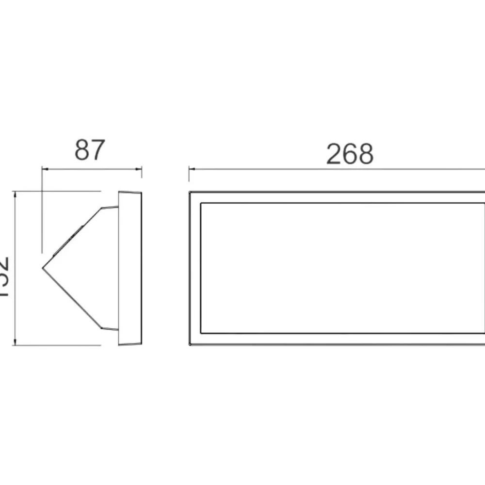 Applique Da Esterno-Selezionato da Mazzolaluce Applique nero per esterno led 2700k 3300k 5000k