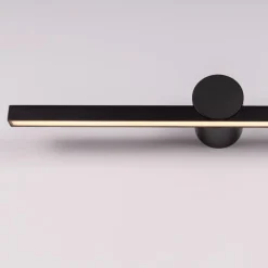 Applique Da Bagno-Selezionato da Mazzolaluce Applique nero squadrato per specchio da bagno 12w 3000k