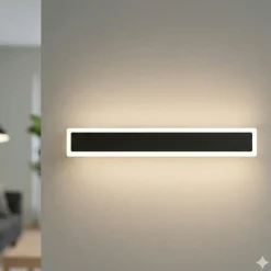 Applique Da Parete-Perenz Illuminazione Applique nero wally led 17w 3000k moderna