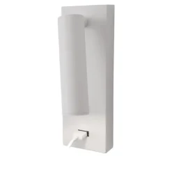 Applique Camera Da Letto-Selezionato da Mazzolaluce Applique orientabile bianco presa usb per comodini camera da letto