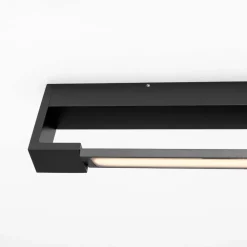Applique Da Bagno-Selezionato da Mazzolaluce Applique orientabile nero led 12w 3000k per specchio da bagno