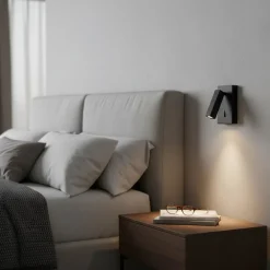 Applique Camera Da Letto-Selezionato da Mazzolaluce Applique orientabile per camera da letto led 3000k nero