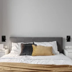 Applique Camera Da Letto-Selezionato da Mazzolaluce Applique orientabile per camera da letto led 3000k nero