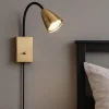 Applique Camera Da Letto-Selezionato da Mazzolaluce Applique orientabile per comodino ottone luce orientabile gu10