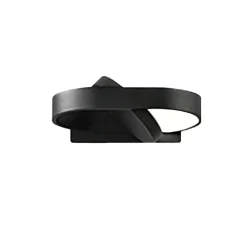 Applique Da Parete-Perenz Illuminazione Applique orientabile 6w led cct nero moderna belt