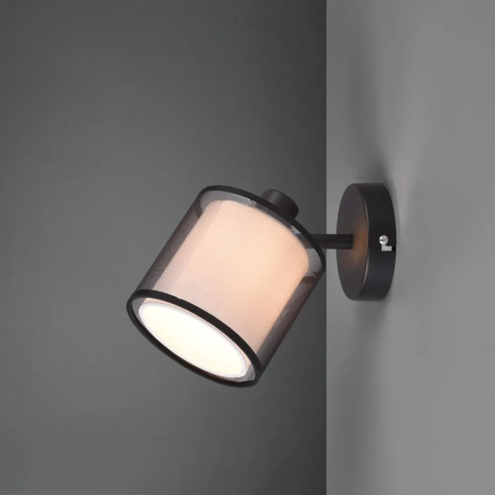 Applique Camera Da Letto-Selezionato da Mazzolaluce Applique orientabili per comodino camera da letto paralume tessuto