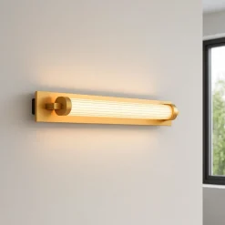 Applique Da Bagno-Selezionato da Mazzolaluce Applique oro da bagno led 16w 3000k ip44