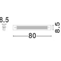 Applique Da Bagno-Selezionato da Mazzolaluce Applique oro da bagno led 16w 3000k ip44