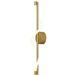 Applique Da Parete-Selezionato da Mazzolaluce Applique oro design moderno tubo silicone led 7w 3000k