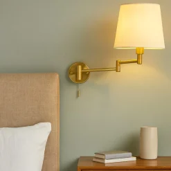 Applique Camera Da Letto-Selezionato da Mazzolaluce Applique oro ottone da comodino per camera da letto orientabile