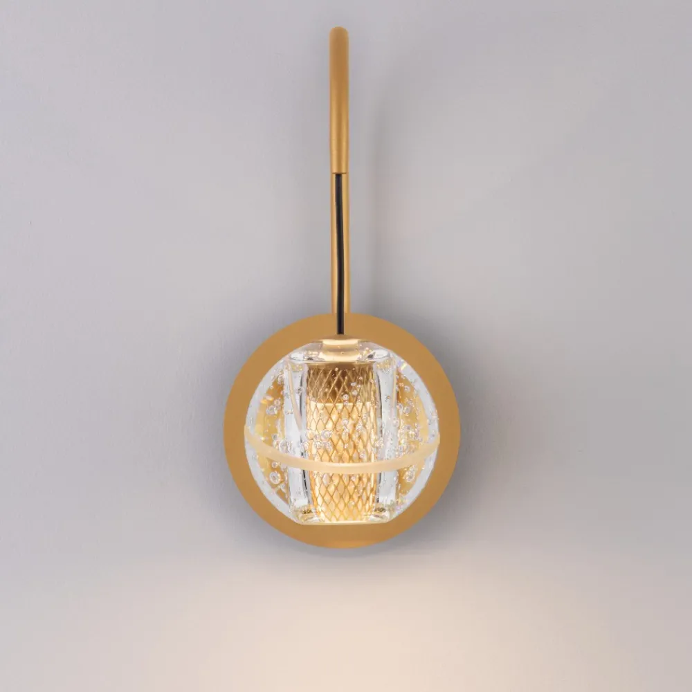 Applique Camera Da Letto-Selezionato da Mazzolaluce Applique oro sfera di vetro per comodino camera da letto