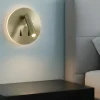 Applique Camera Da Letto-Selezionato da Mazzolaluce Applique ottone anticato moderna per comodini 2 luci led