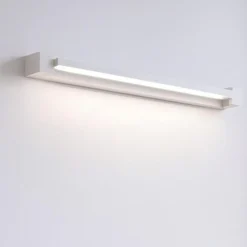 Applique Da Parete-Selezionato da Mazzolaluce Applique parabola luce led girevole bianco moderna squadrata