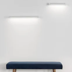 Applique Da Parete-Selezionato da Mazzolaluce Applique parabola luce led girevole bianco moderna squadrata