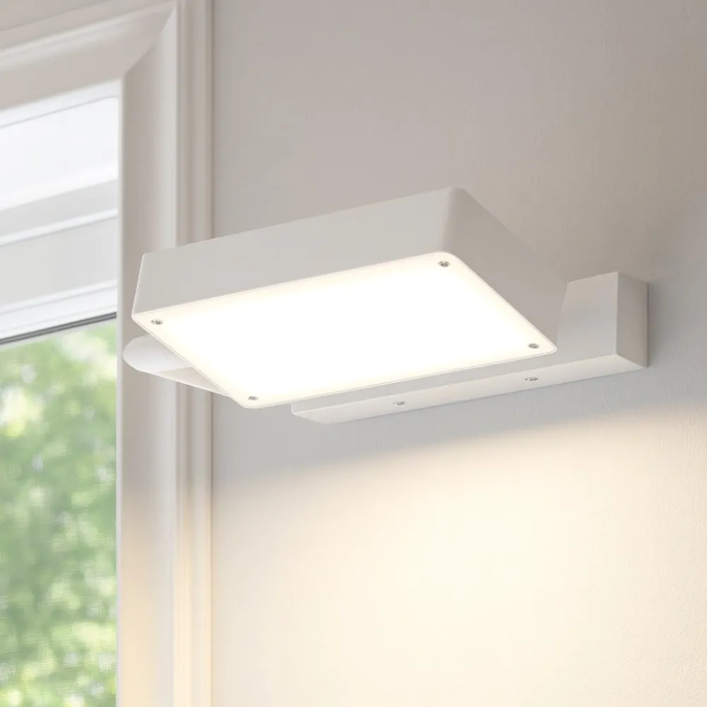 Applique Da Parete-Top Light Applique parete toplight bianca led 19w 3000k 4000k