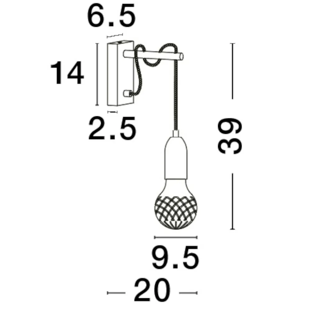 Applique Camera Da Letto-Selezionato da Mazzolaluce Applique pendente da parete oro per comodino camera da letto